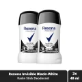 Genel Ürün Kadın Stick Deodorant Invisible Black White 40 ml X2
