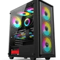 Genel Ürün PowerBoost PB-P802AB 650w 80+ Bronze USB 3.0, ATX Mesh, RGB fan Siyah Kasa