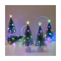 Genel Ürün Işıklı Mini Yılbaşı Ağacı Masaüstü  Dekoratif Hediyelik Noel Pilli Çam Ağaç Süsü 17 cm 1 ADET