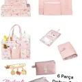 Genel Ürün Baby Doğum Çantası Çok Kullanışlı Düzenleyici Set 11 Parça Yaka Iğnesi Hediyeli