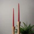 Genel Ürün Ahşap 15 - 20 Cm Şamdan Seti - 2li Dekoratif Mumluk