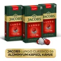 Genel Ürün Lungo 6 Classic Nespresso Uyumlu Alüminyum Kapsül Kahve 10 Adet X 3 Paket