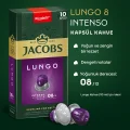 Genel Ürün Lungo 8 Intenso Nespresso Uyumlu Alüminyum Kapsül Kahve 10 Adet X 10 Paket