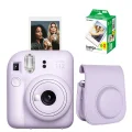 Genel Ürün Instax Mini 12 Lila Fotoğraf Makinesi Deri Çanta Ve 20li Film Hediye Seti-fotsı00199-st3-20-dk