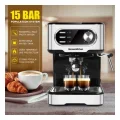 Genel Ürün Espresso Makinesi 15 Bar Cappuccino, Latte Macchiato, Espresso, Paslanmaz Çelik,
