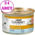 Genel Ürün Gold Kıyılmış Ton Balıklı Kedi Konservesi 85 gr 24 Adet
