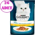 Genel Ürün Perle Izgara Tavuklu Yaş Kedi Maması 85 gr 26 Ad