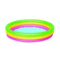 Genel Ürün 3 Halkalı Renkli Yumuşak Tabanlı Havuz 102 * 25 Cm