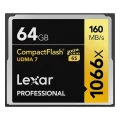 Genel Ürün 64GB Lexar® Professional 1066X Compactflash® Card, Up To 160MB/S Read 155MB/S Write