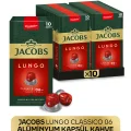 Genel Ürün Lungo 6 Classic Nespresso Uyumlu Alüminyum Kapsül Kahve 10 Adet X 10 Paket