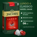 Genel Ürün Lungo 6 Classic Nespresso Uyumlu Alüminyum Kapsül Kahve 10 Adet X 10 Paket