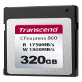 Genel Ürün TS320GCFE860 320 GB CFexpress 860 B Tipi Hafıza Kartı uyumlu