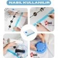 Genel Ürün 7li Vakumlu Poşet Seti (3 L 2 XL 2 JUMBO) Vakumlu Torba, Vakumlu Hurç