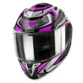 Genel Ürün 50.9 KAPALI KASK MAT SİYAH ATOMIC LADY TITANIUM GRİ PEMBE