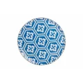 Genel Ürün 04a+p018765 Morocco Desen2 Düz Tabak 28cm Mavi