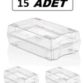 Genel Ürün 15 Adet Ayakkabı Kutusu Ayakkabılık Düzenleyici Şeffaf Saklama Kutusu Seyehat Kutusu