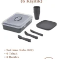 Genel Ürün Piknik Seti Çok Kaliteli 32 Parça 6 Kişilik Piknik Seti