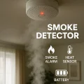 Genel Ürün Ct-9451 Pilli Duman Dedektörü Kablosuz Yangın Alarm Sensörü