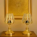 Lamba Lorenzo Ikili Masa Lambası Seti Gold Sarı Salon Hol Yatak Odası Ofis Lüks Abajur