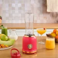 Genel Ürün Retro Personal Kişisel Smoothie Blender Red
