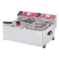 Genel Ürün Silver Endüstriyel Çiftli 5+5 Litre Elektrikli Fritöz