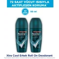 Kol Saati Üstün Koruma Erkek Roll On Deodorant Xtra Cool 72 Saat Kesintisiz Koruma 50 ml x2