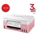 Genel Ürün G3430 Wi-Fi + Tarayıcı + Fotokopi Renkli Çok Fonksiyonlu Tanklı Pembe Mürekkep Püskürtmeli Yaz