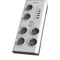Genel Ürün SPN7060WA/62 6lı Akım Korumalı & 5 USB Girişli Prız 900J 2 M 1 x Type C - 4 x Type A SPN706