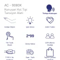 Genel Ürün Ac-9080k Türkçe Konuşan Koldan Tam Otomatik Tansiyon Aleti 2568452108156