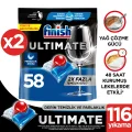 Genel Ürün Ultimate Hepsi Bir Arada Bulaşık Makinesi Deterjanı  Kapsül Tablet  116 Adet (58 x 2li)