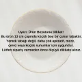 Genel Ürün 6lı Altın Yaldızlı 14 Cm Porselen Çukur Tabak Küçük Boy Çerezlik Kahvaltılık Porselen Tabak