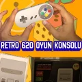 Genel Ürün Retro Mini 620 Game 620 Oyunlu Klasik Televizyon Av Girişli