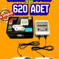 Genel Ürün Retro Mini 620 Game 620 Oyunlu Klasik Televizyon Av Girişli
