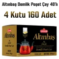 Genel Ürün Altınbaş Demlik Poşet Çay Sade 40*5gr 200gr 4 Paket