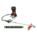 Genel Ürün TR755 Pro 3,2 Hp Benzinli Sırt Tırpan Motoru