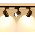 Lamba Sl-1022 Siyah Kasa Günışığı 30w 3 Adet 360 Dönen Ray Spot Lamba 1 Metre Raylı Armatür