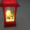 Genel Ürün Işıklı Işıltılı Sulu Noel Baba Temalı Fener Mini Boy