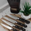 Genel Ürün Ahşap Standlı 61502 Ym 4lü Bıçak Seti
