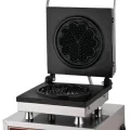Genel Ürün Tekli Çiçek Waffle Makinesi 1000 W. Endüstriyel Profesyonel