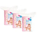 Genel Ürün Bebek Temizleme Pamuğu 60lı 3 Paket 180 Kullanım