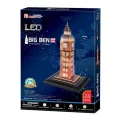Kol Saati Cubicfun 3D 28 Parça Puzzle Big Ben Saat Kulesi - İngiltere(Led Işıklı)