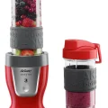 Genel Ürün AR1032 Shaken Take Kişisel Smoothie Blender, Kırmızı (300 W, 2 Adet Şişe)