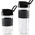Genel Ürün AR1032 Shaken Take Kişisel Smoothie Blender, Kırmızı (300 W, 2 Adet Şişe)