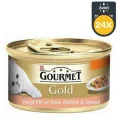 Genel Ürün Gold Parça Etli Alabalık Sebze Kedi Konservesi 85 Gr * 24 Adet