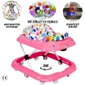 Genel Ürün Pembe Yürüteç 10 Ayak Örümcek Modeli Yrtç22 Koltuklu