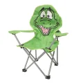 Genel Ürün Tekli Çocuk Kamp Sandalyesi Timsah Çocuk Kamp Sandalyesi Yeşil Tek Kişilik