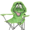 Genel Ürün Tekli Çocuk Kamp Sandalyesi Timsah Çocuk Kamp Sandalyesi Yeşil Tek Kişilik