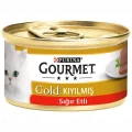 Genel Ürün Gold Kıyılmış Sığır Etli Kedi Konserve Maması 85gr X 6 Adet