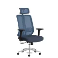 Genel Ürün Yönetici Çalışma Koltuğu  Spark Başlıklı Mavi Krom