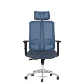 Genel Ürün Yönetici Çalışma Koltuğu  Spark Başlıklı Mavi Krom